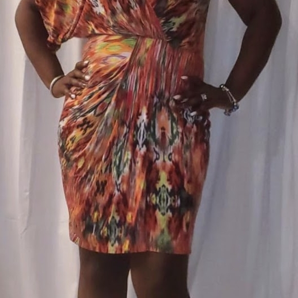 Vibrant Multicolor Dress - Picture 1 of 4